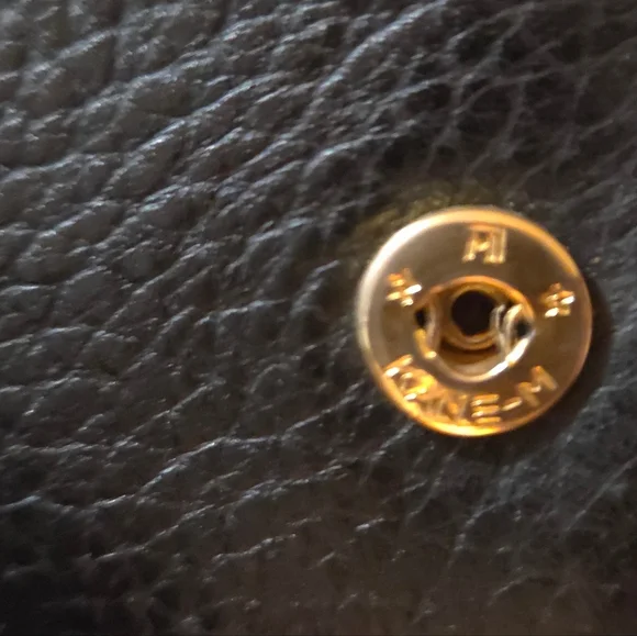 Michael Kors Fulton Crossbody Pebbled Black Leather Bag - FLAWED See Description - Picture 14 of 14